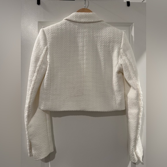Zara Cropped Tweed Blazer - Picture 3 of 4